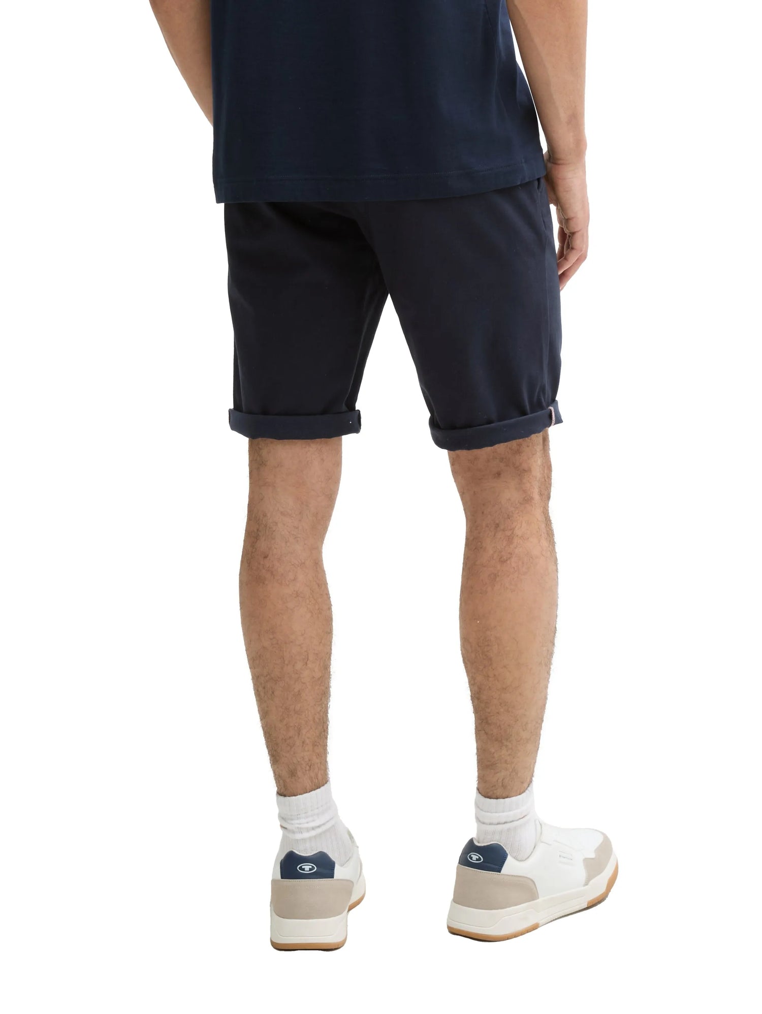 Tom Tailor Sky Captain Blue Men Slim Chino Shorts SKU: 1044710_10668 Image 02