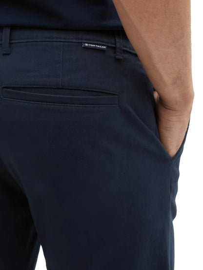 Tom Tailor Sky Captain Blue Men Slim Chino Shorts SKU: 1044710_10668 Image 03