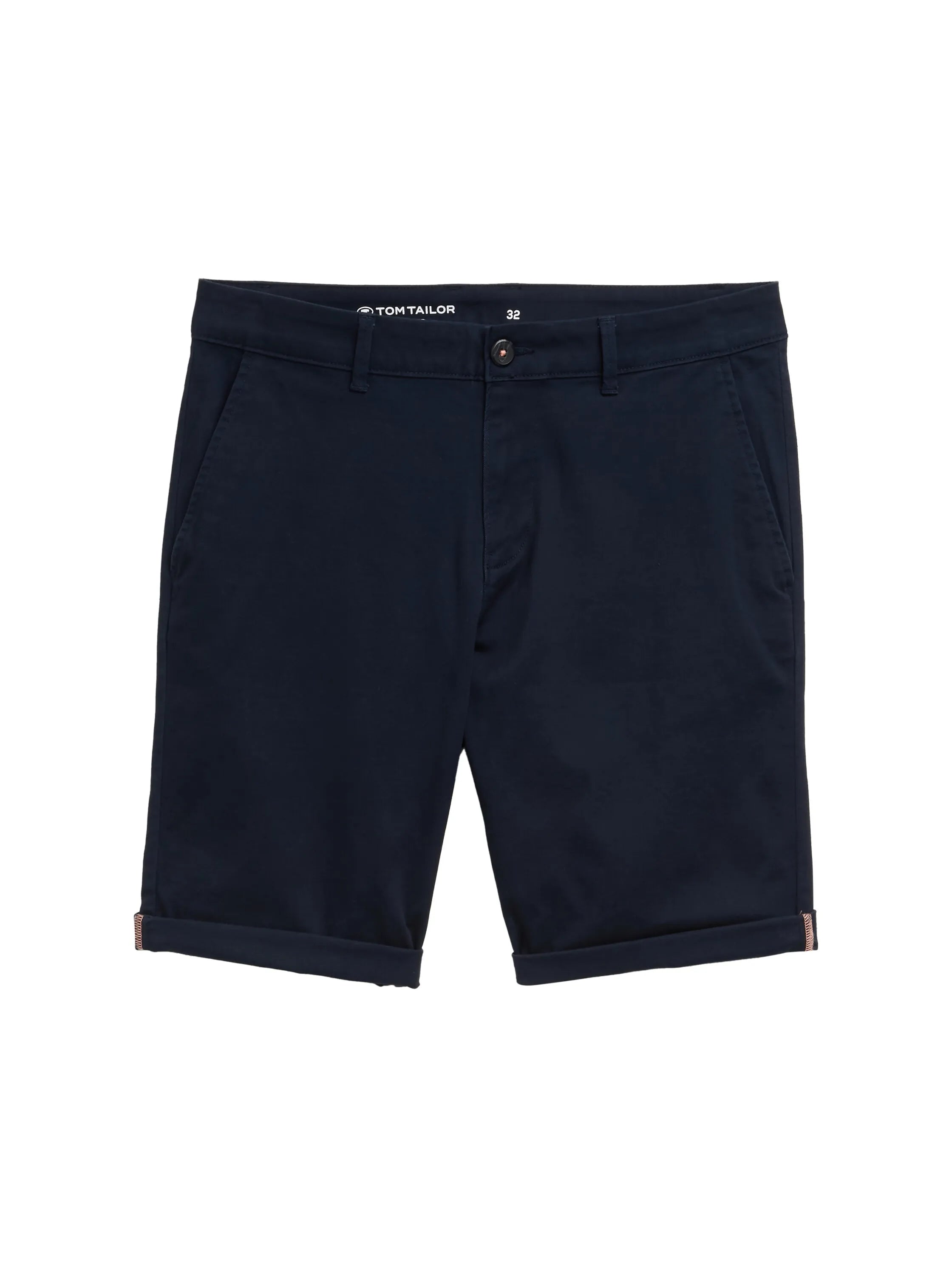 Tom Tailor Sky Captain Blue Men Slim Chino Shorts SKU: 1044710_10668 Image 06