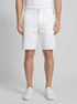 Tom Tailor White Men Slim Chino Shorts with Linen Content SKU: 1044712_20000 Image 00