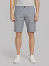 Tom Tailor Tarmac Grey Chambray Men Slim Chino Shorts with Linen Content SKU: 1044712_37200 Image 00