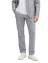 Tom Tailor Tarmac Grey Chambray Men Regular Chino Trousers with Linen Content SKU: 1044713_37200 Image 01