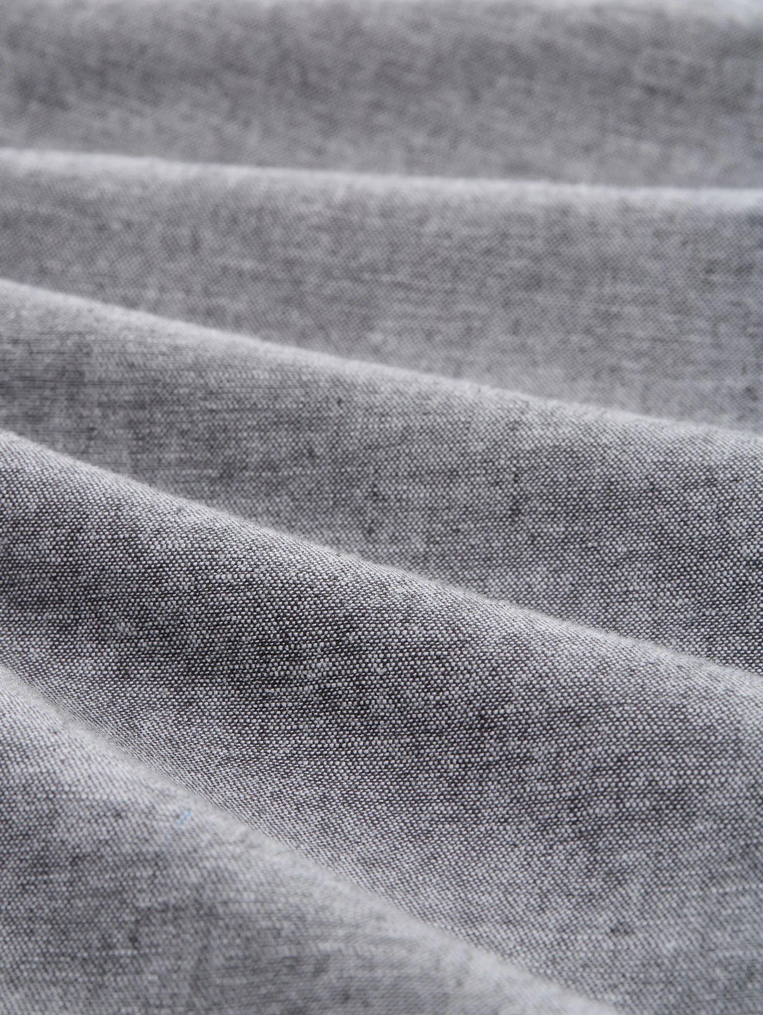 Tom Tailor Tarmac Grey Chambray Men Regular Chino Trousers with Linen Content SKU: 1044713_37200 Image 05