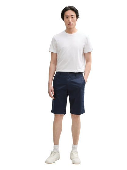 Tom Tailor Sky Captain Blue Men Regular Fit Ultra Light Shorts SKU: 1044721_10668 Image 04