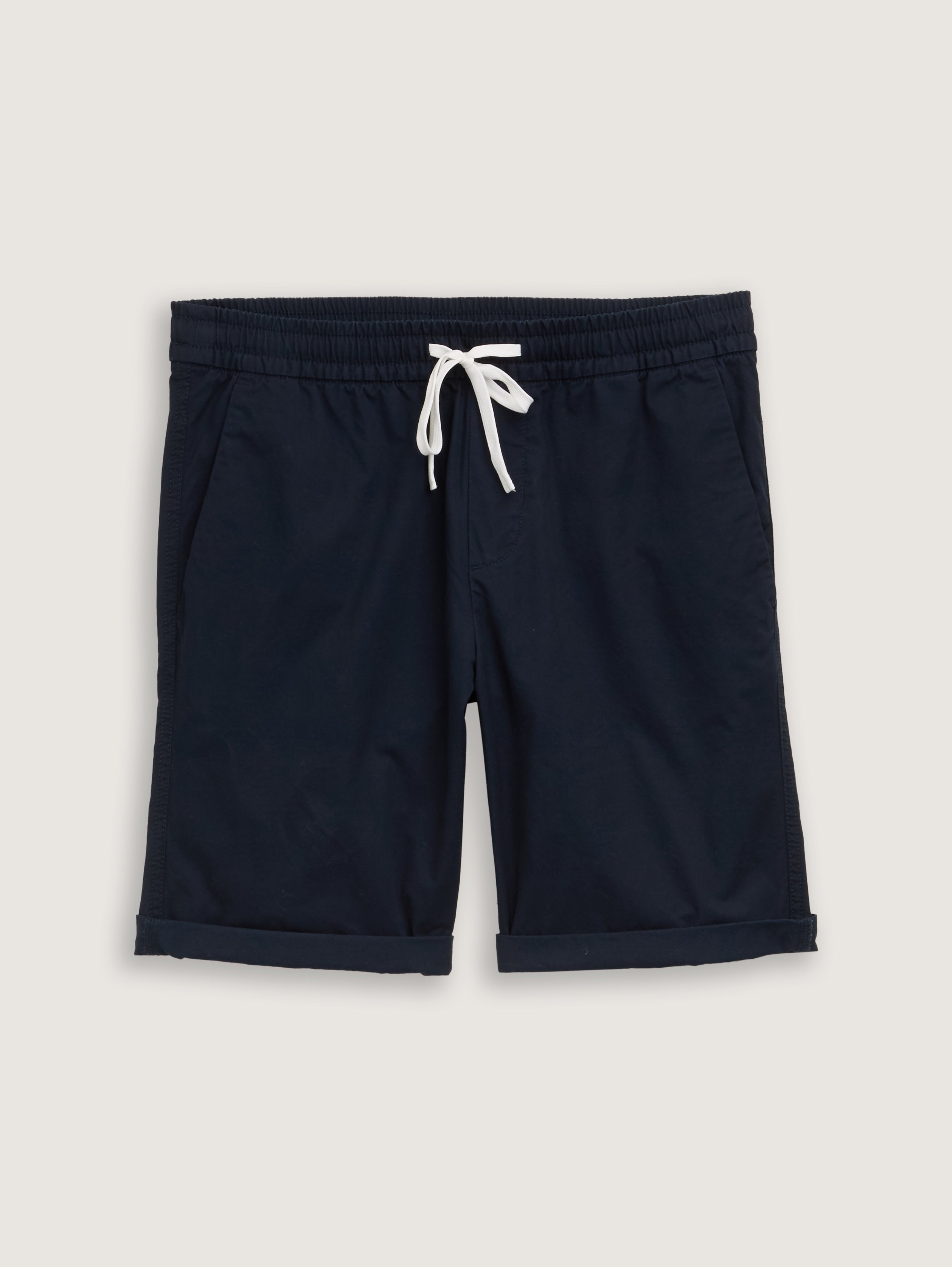 Tom Tailor_Regular Shorts with Elasticated Cotton Waistband_1044832_10668_06