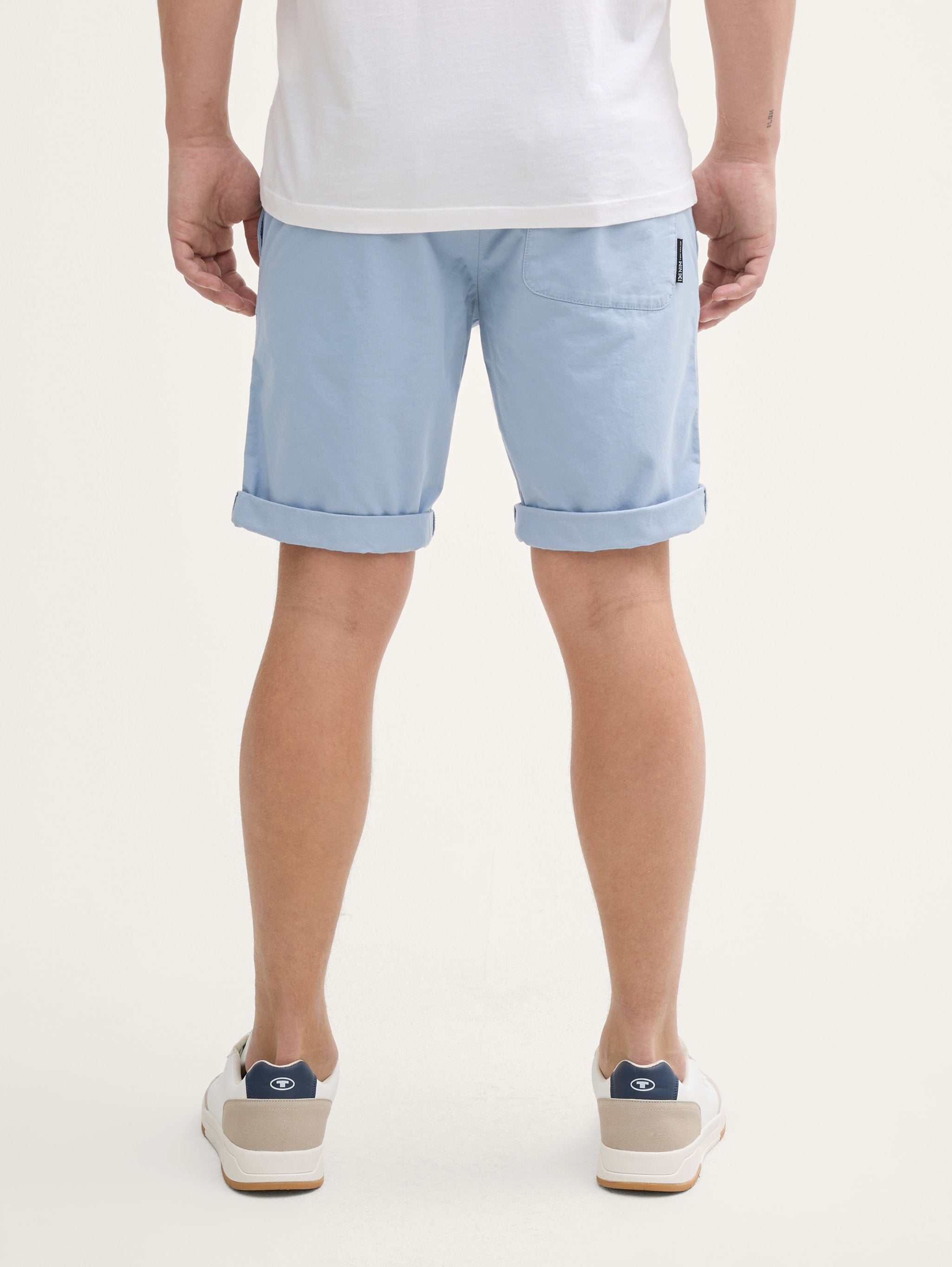 Tom Tailor_Regular Shorts with Elasticated Cotton Waistband_1044832_15723_02