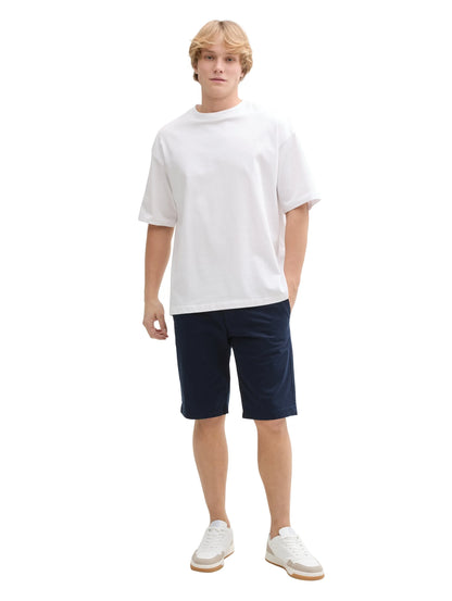 Denim Tom Tailor Sky Captain Blue Men Regular Fit Chino Shorts SKU: 1044833_10668 Image 04