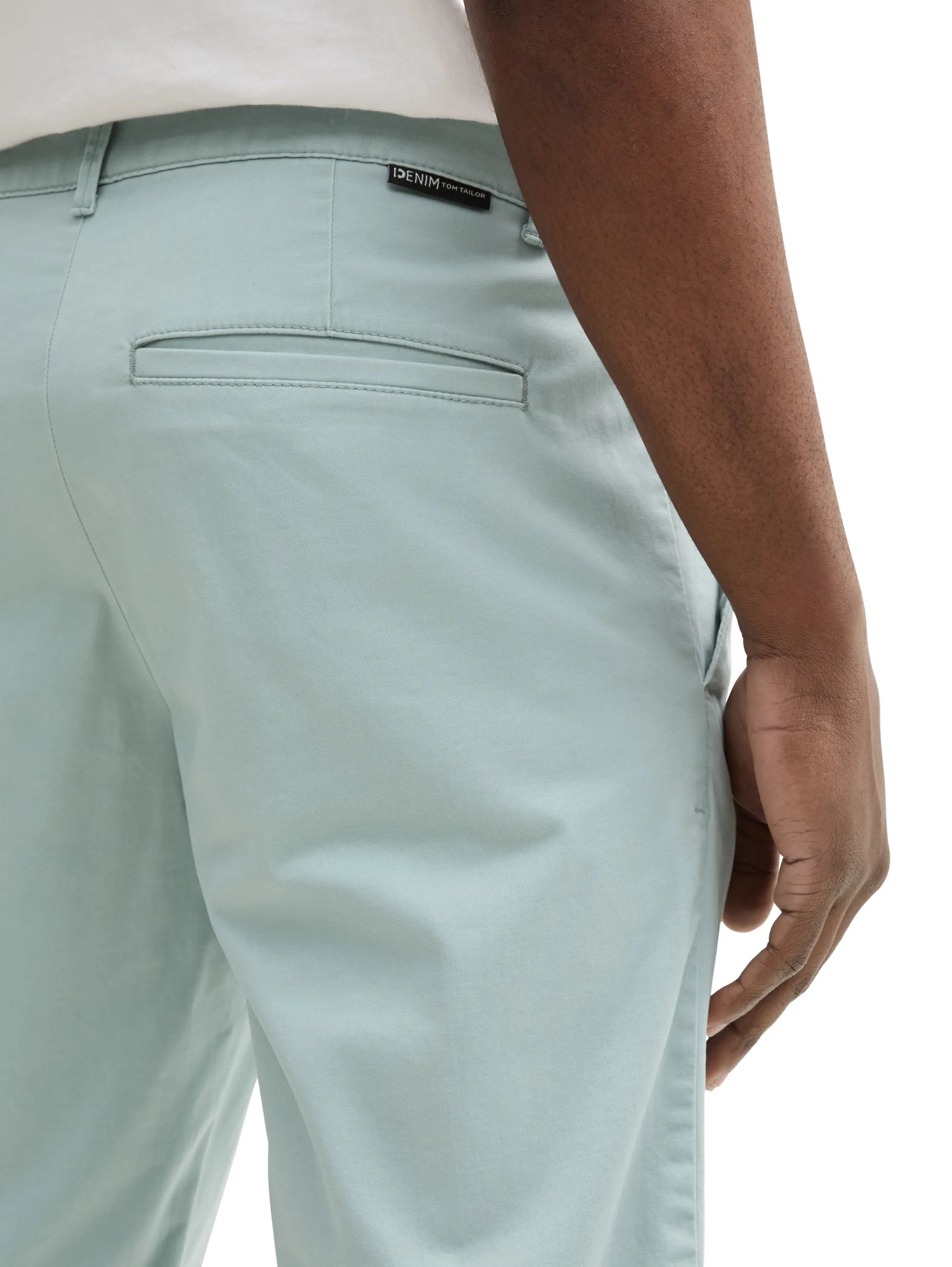 Denim Tom Tailor Light Ice Blue Men Regular Fit Chino Shorts SKU: 1044833_28129 Image 03