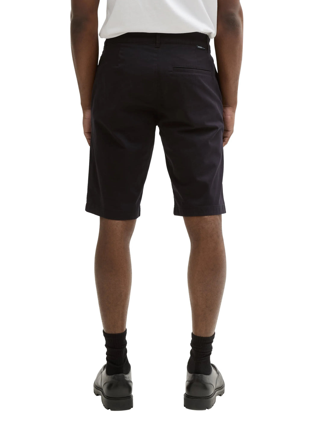 Denim Tom Tailor Black Men Regular Fit Chino Shorts SKU: 1044833_29999 Image 02