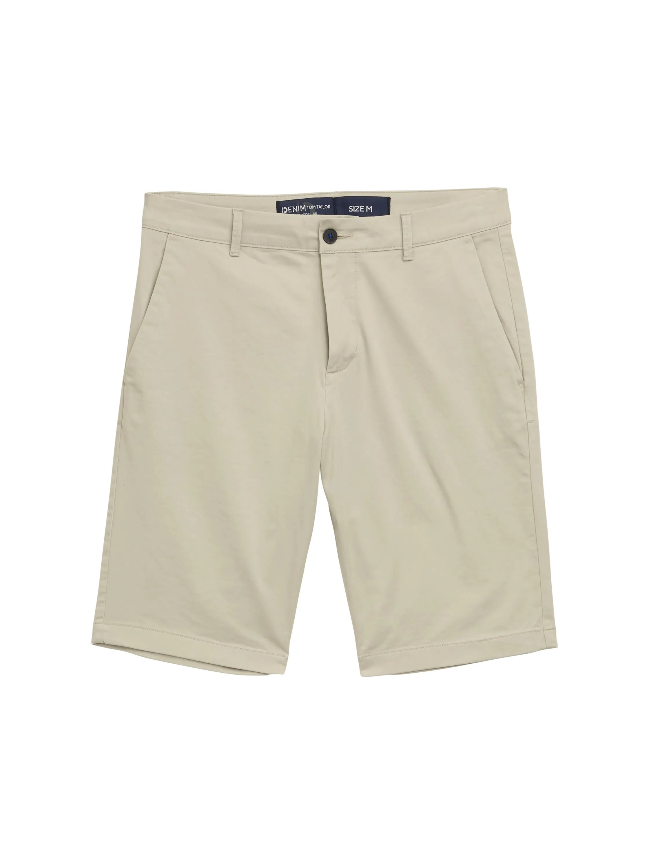 Denim Tom Tailor Beige Abbey Stone Men Regular Fit Chino Shorts SKU: 1044833_35723 Image 06