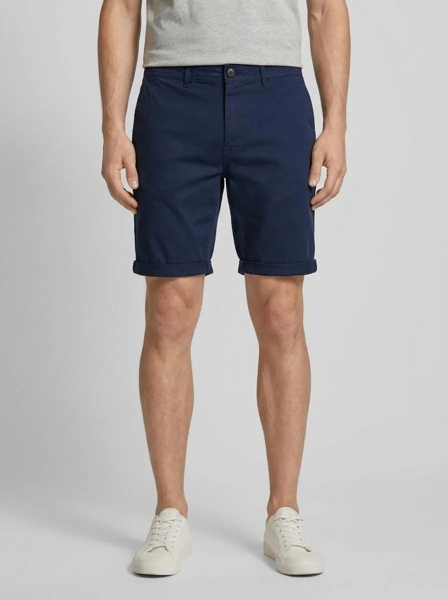 Tom Tailor Sky Captain Blue Men Regular Fit Chino Shorts SKU: 1044845_10668 Image 00