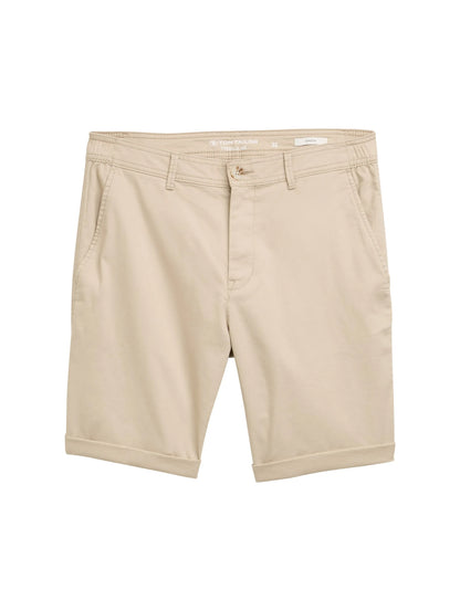 Tom Tailor Cashew Beige Men Regular Fit Chino Shorts SKU: 1044845_11032 Image 01
