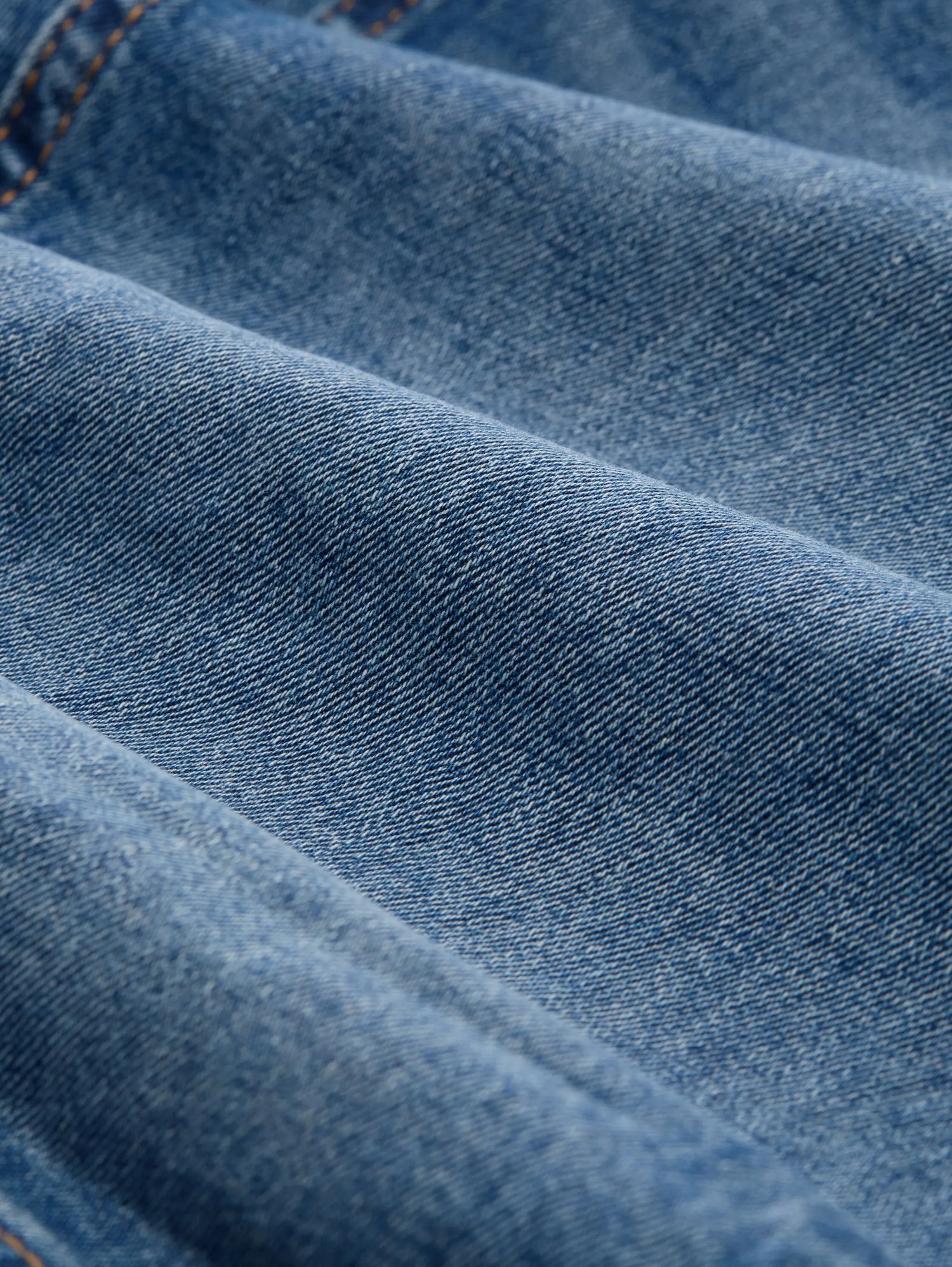 Tom Tailor Used Mid Stone Blue Denim Men Ttjosh Regular Slim Jeans Shorts SKU: 1044973_10119 Image 05