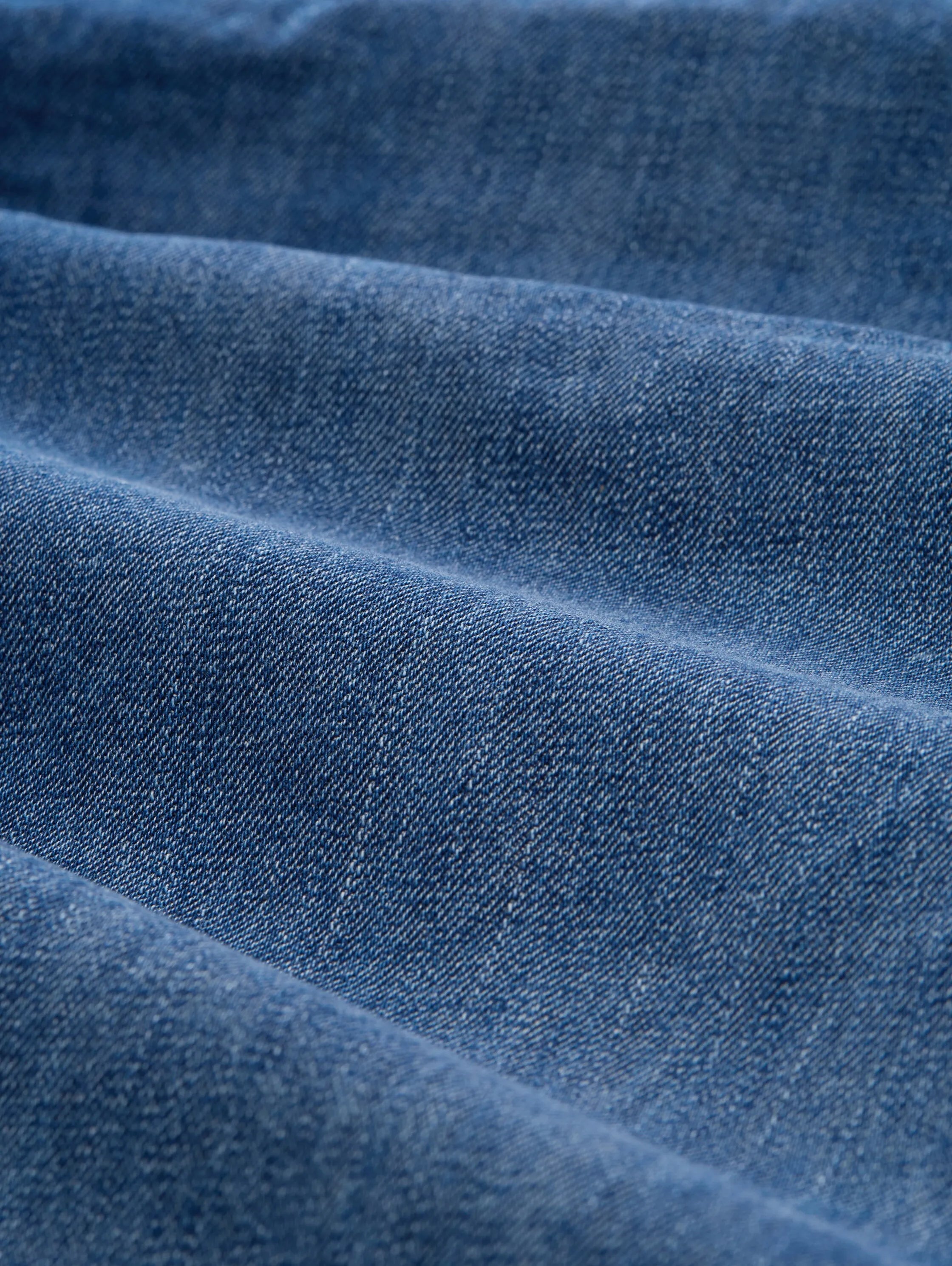 Tom Tailor Used Dark Stone Blue Denim Men Ttmarvin Straight Ultralight Jeans Shorts SKU: 1044978_32191 Image 05