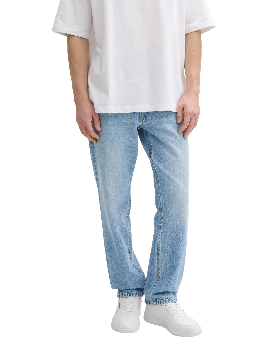 Tom Tailor Used Light Stone Blue Denim Men Ttwaylen Relaxed Jeans SKU: 1044988_10118 Image 01