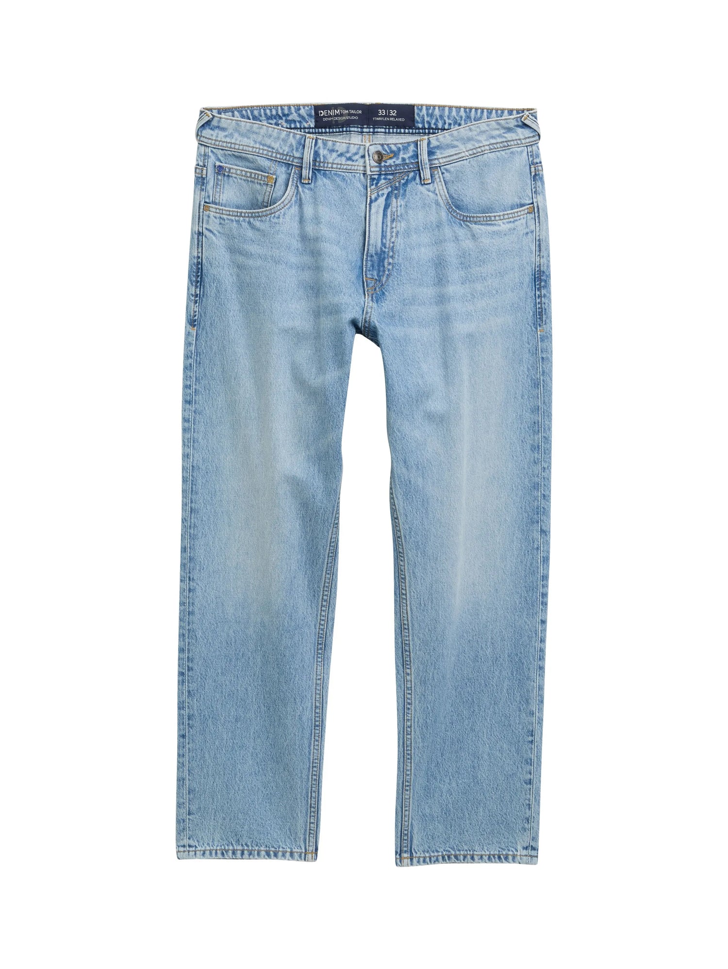 Tom Tailor Used Light Stone Blue Denim Men Ttwaylen Relaxed Jeans SKU: 1044988_10118 Image 06