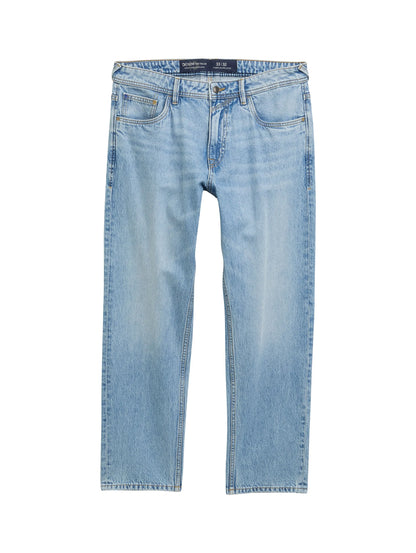 Tom Tailor Used Light Stone Blue Denim Men Ttwaylen Relaxed Jeans SKU: 1044988_10118 Image 06