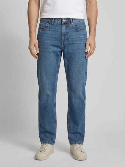 Denim Tom Tailor Used Mid Stone Blue Denim Men Ttwaylen Relaxed Jeans SKU: 1044988_10119 Image 00