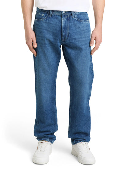 Denim Tom Tailor Used Mid Stone Blue Denim Men Ttwaylen Relaxed Jeans SKU: 1044988_10119 Image 01