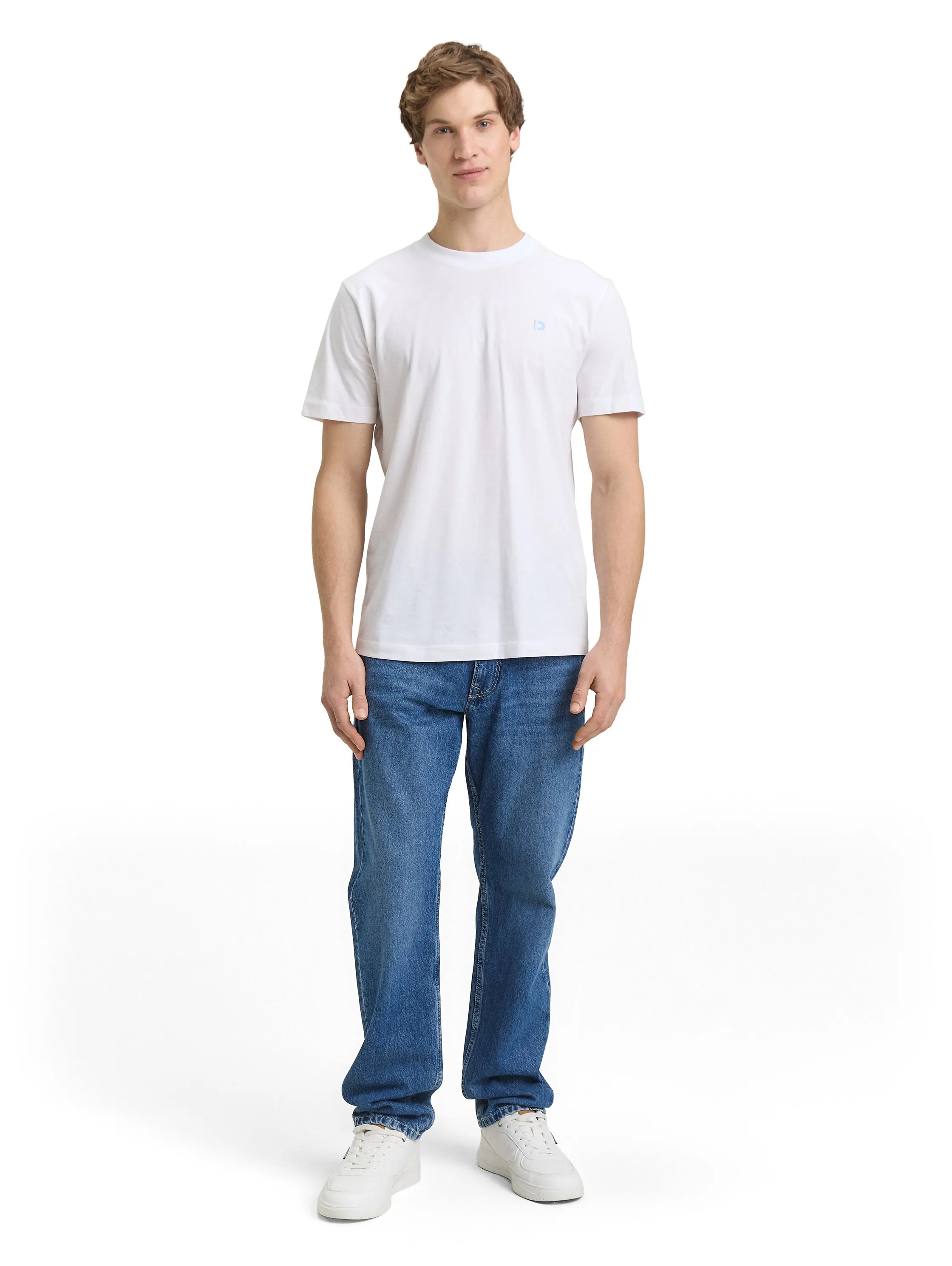 Denim Tom Tailor Used Mid Stone Blue Denim Men Ttwaylen Relaxed Jeans SKU: 1044988_10119 Image 04