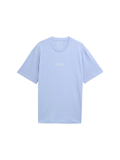 Denim Tom Tailor Brunnera Blue Men Relaxed Fit Cotton T-Shirt SKU: 1045021_11486 Image 06