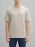 Tom Tailor Light Dove Grey Men Relaxed Fit Cotton T-Shirt SKU: 1045021_11754 Image 00