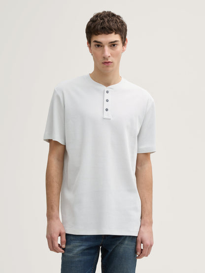 Tom Tailor_Henley T-Shirt with Waffle Texture_1045051_15277_01