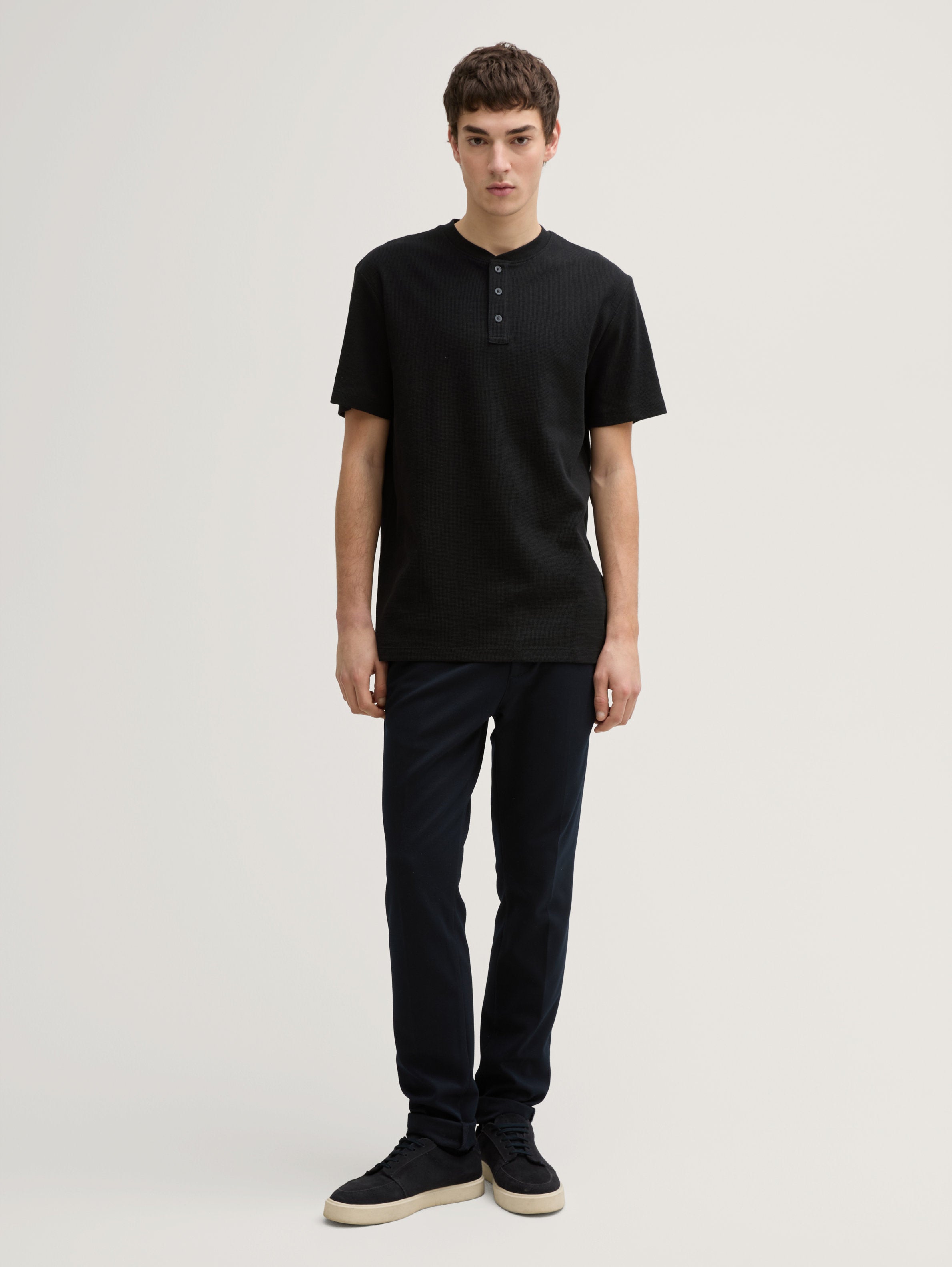 Tom Tailor_Henley T-Shirt with Waffle Texture_1045051_29999_02
