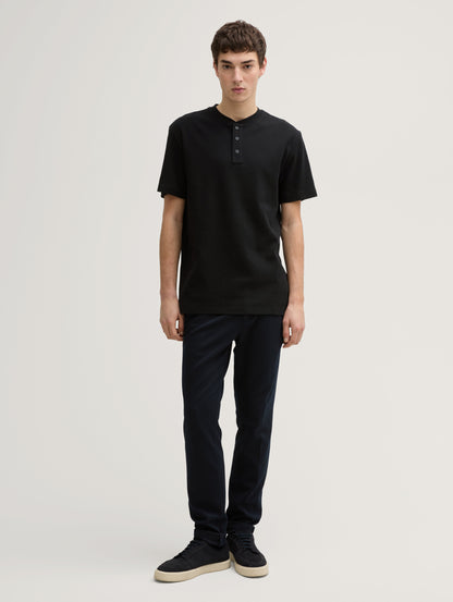 Tom Tailor_Henley T-Shirt with Waffle Texture_1045051_29999_02
