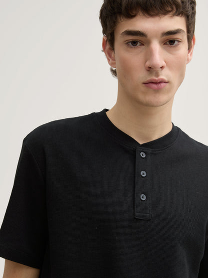 Tom Tailor_Henley T-Shirt with Waffle Texture_1045051_29999_04