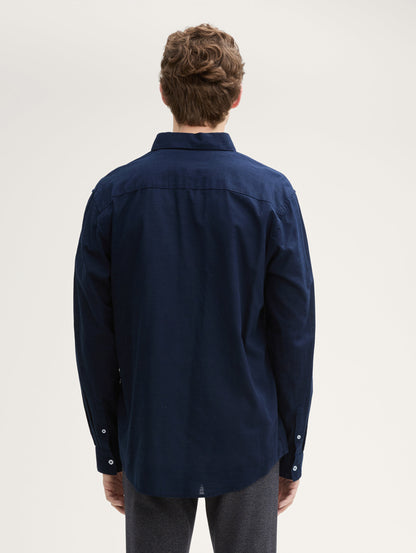 Tom Tailor_Regular Fit Shirt with Logo Embroidery_1045087_10668_03