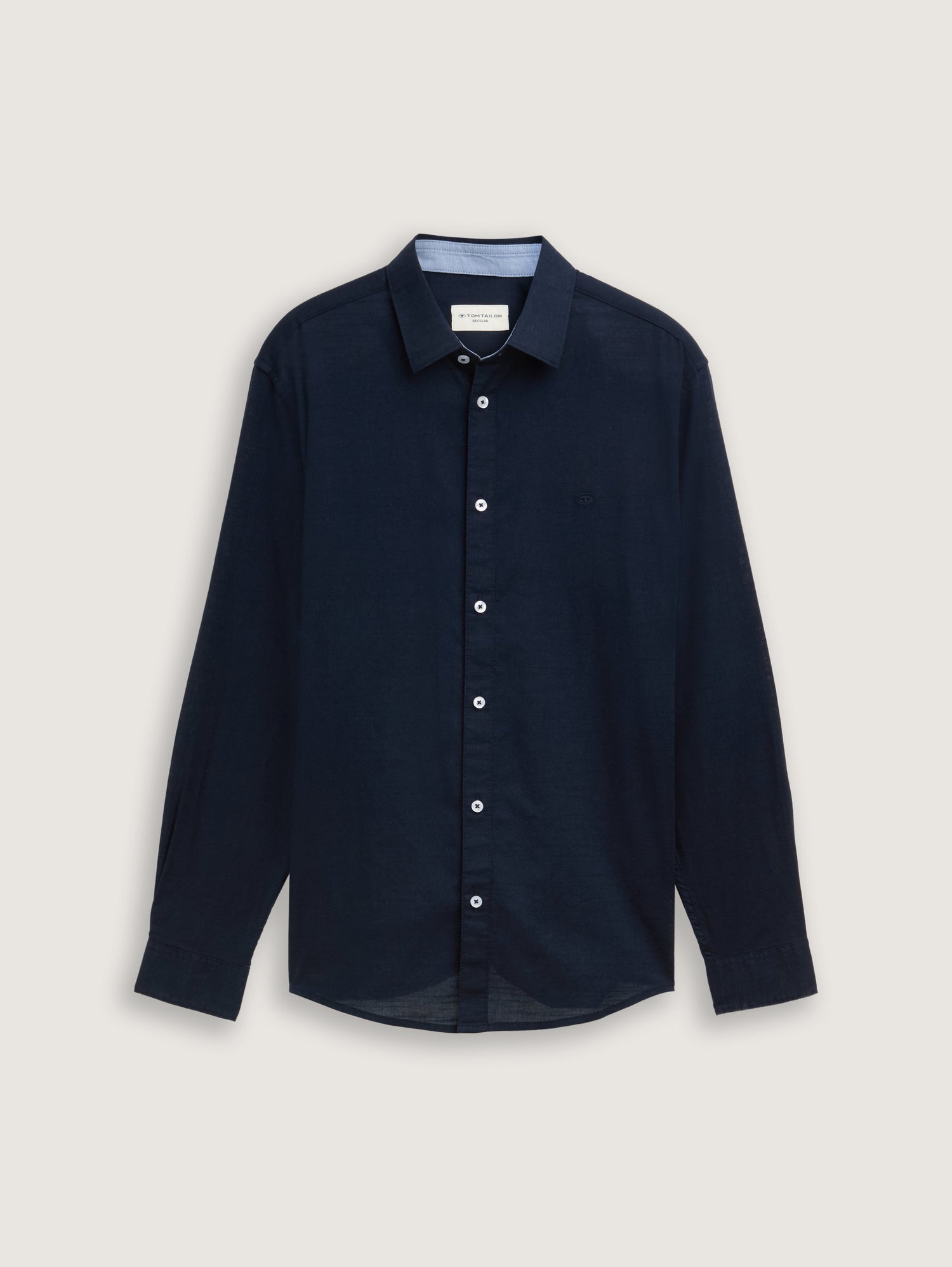 Tom Tailor_Regular Fit Shirt with Logo Embroidery_1045087_10668_06