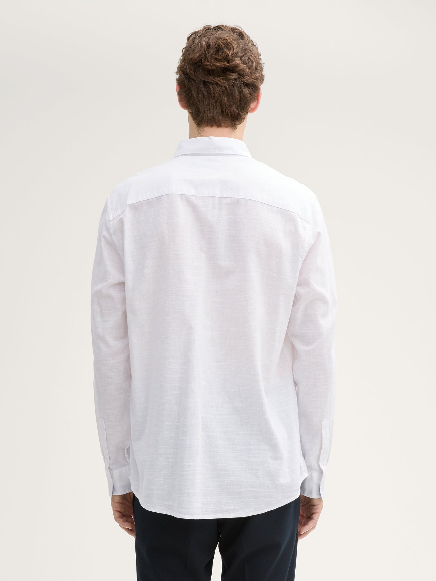 Tom Tailor_Regular Fit Shirt with Logo Embroidery_1045087_20000_03