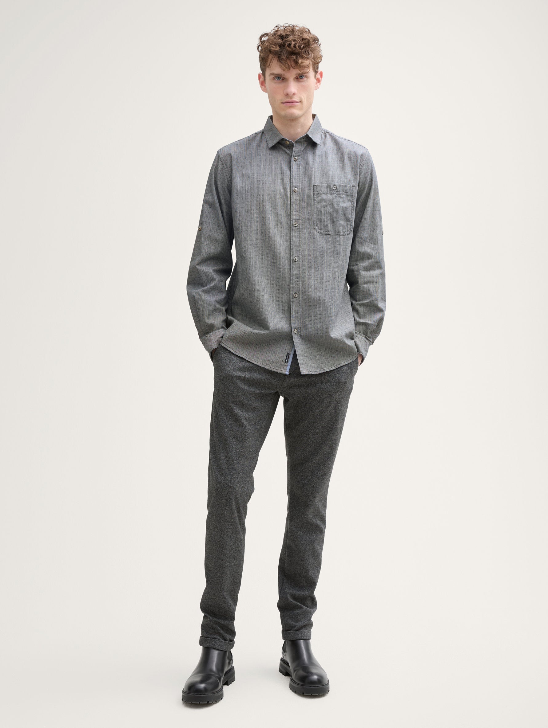Tom Tailor_Regular Fit Shirt with Adjustable Sleeve Length_1045091_37298_02