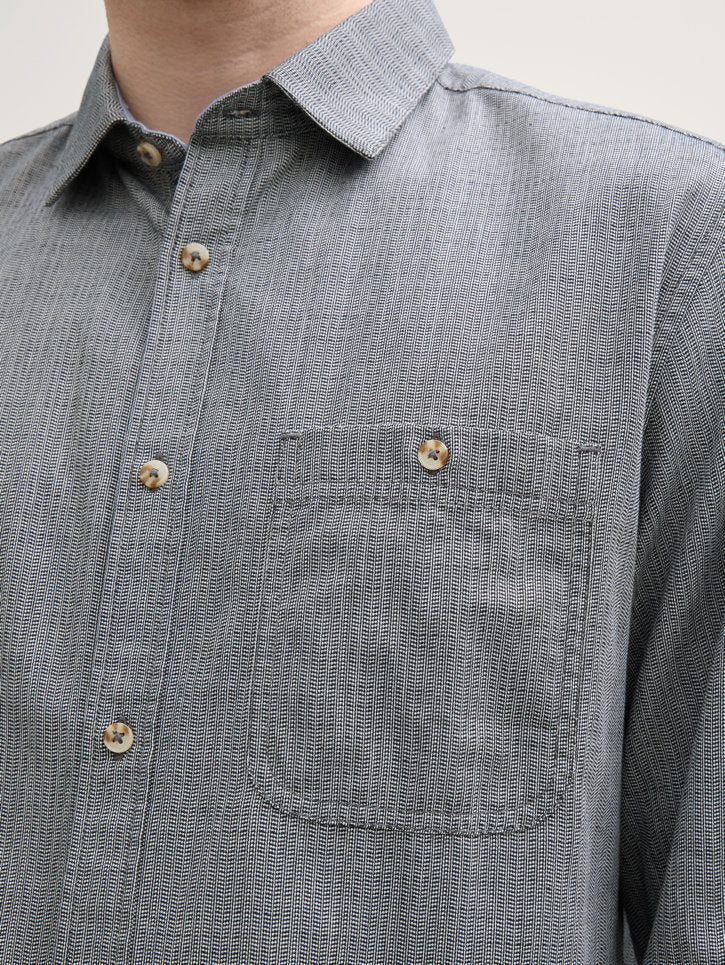 Tom Tailor_Regular Fit Shirt with Adjustable Sleeve Length_1045091_37298_04
