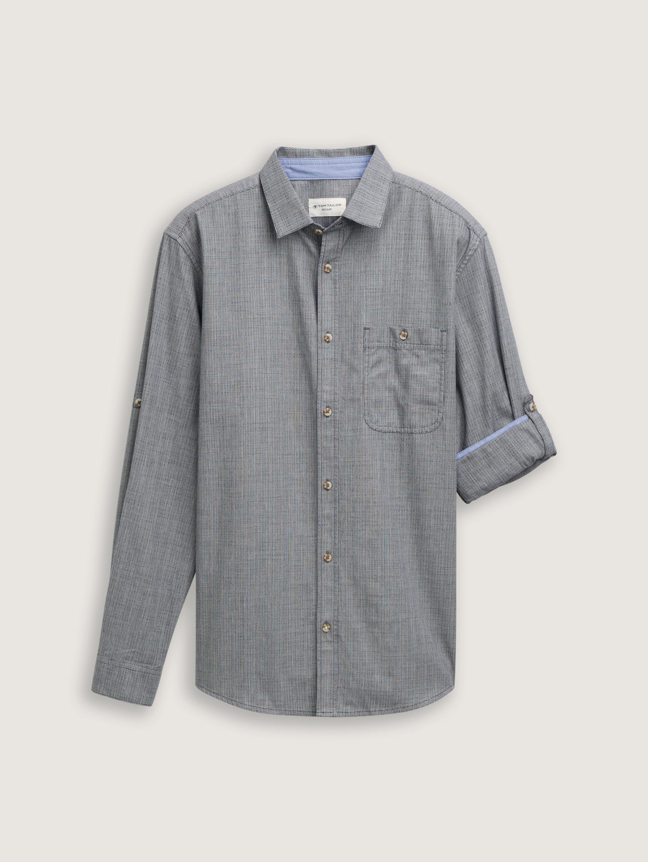 Tom Tailor_Regular Fit Shirt with Adjustable Sleeve Length_1045091_37298_06