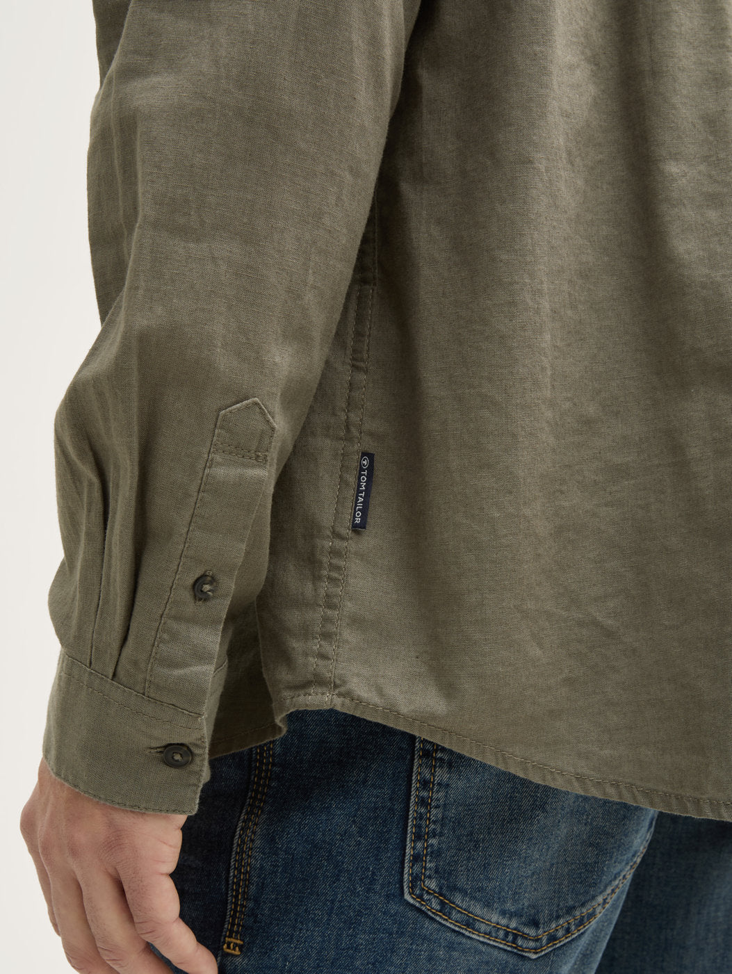 Tom Tailor_Regular Fit Shirt with Linen Content_1045102_32097_04