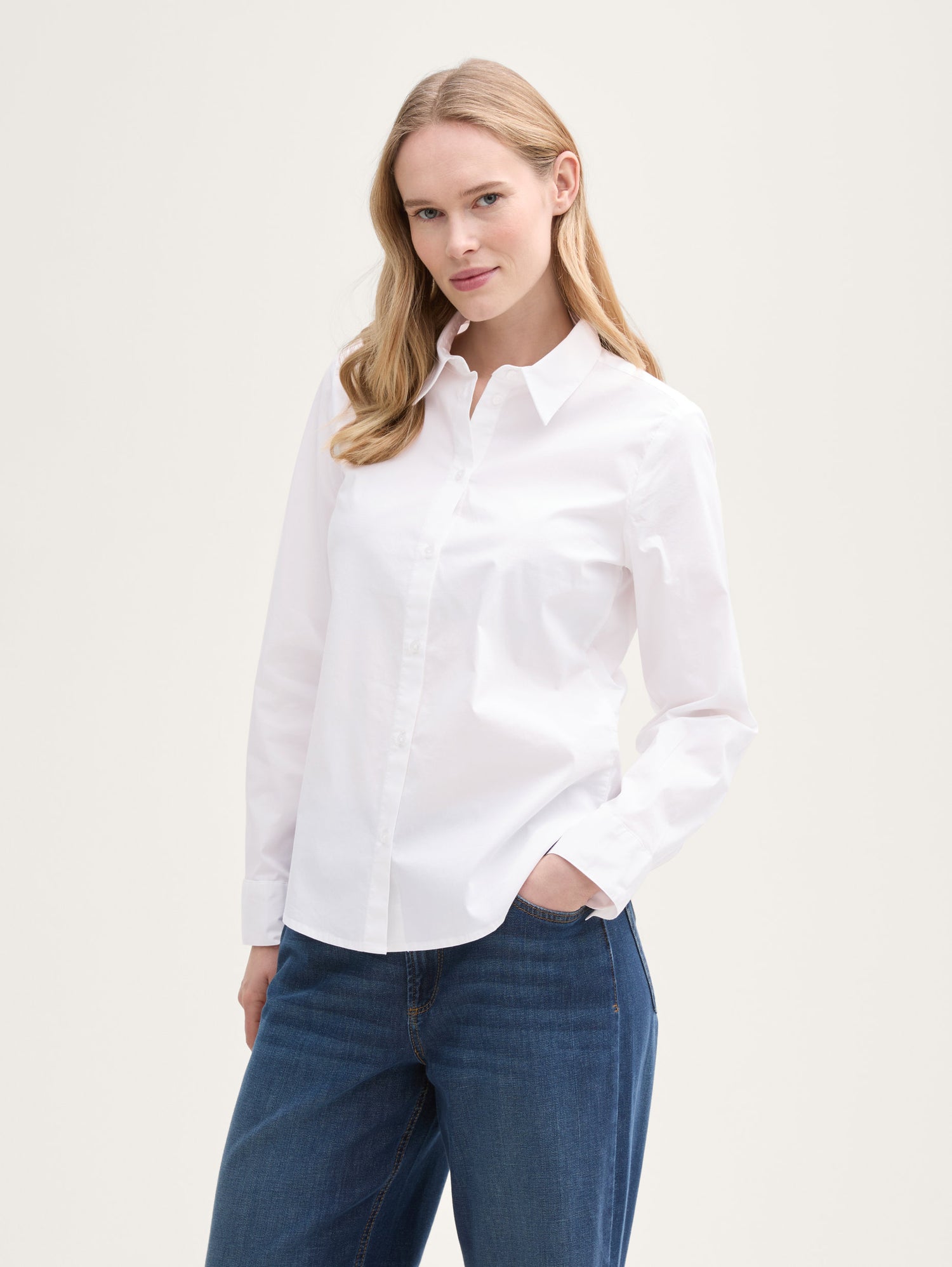 Tom Tailor_Poplin Shirt Blouse_1045243_20000_01