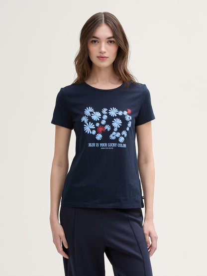 Tom Tailor_Basic T-Shirt with Print_1045417_10668_01