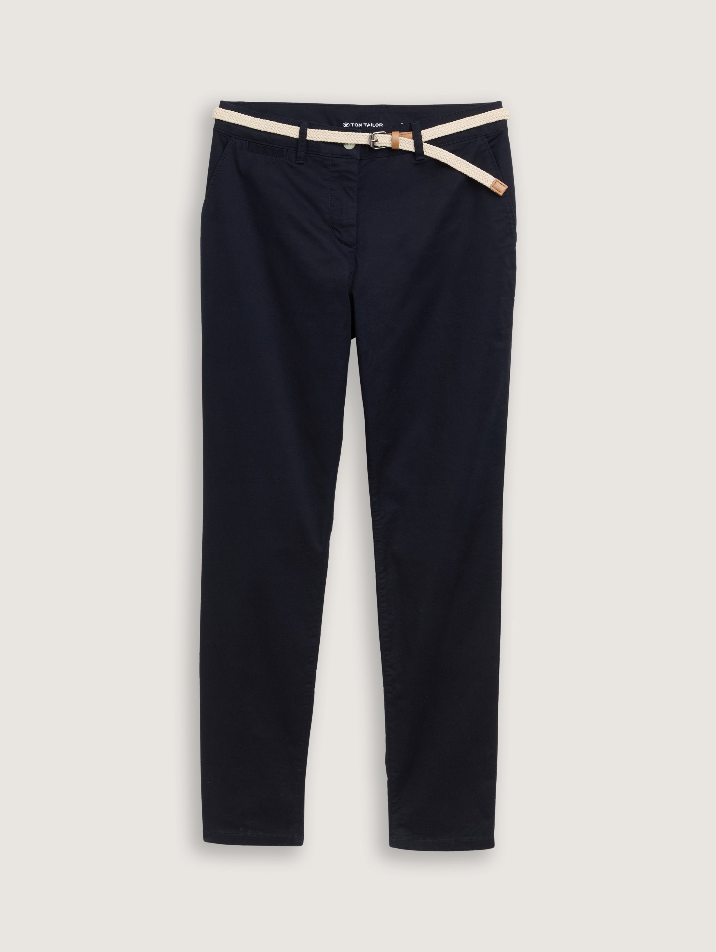 Tom Tailor_Slim Chino Trousers with Belt_1045433_10668_06