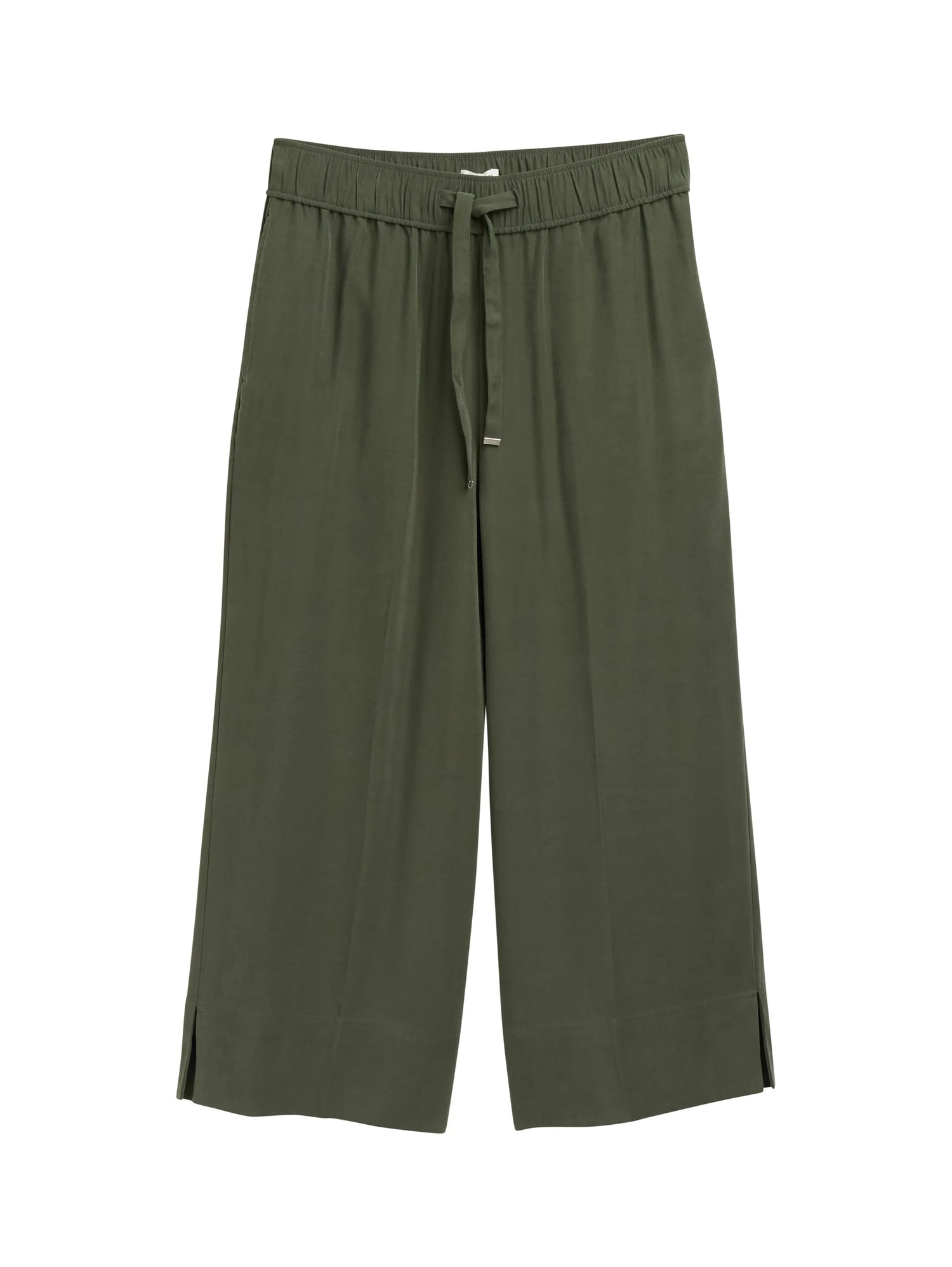 Tom Tailor Deep Forest Green Women High Waist Culotte Trousers SKU: 1045438_10920 Image 06