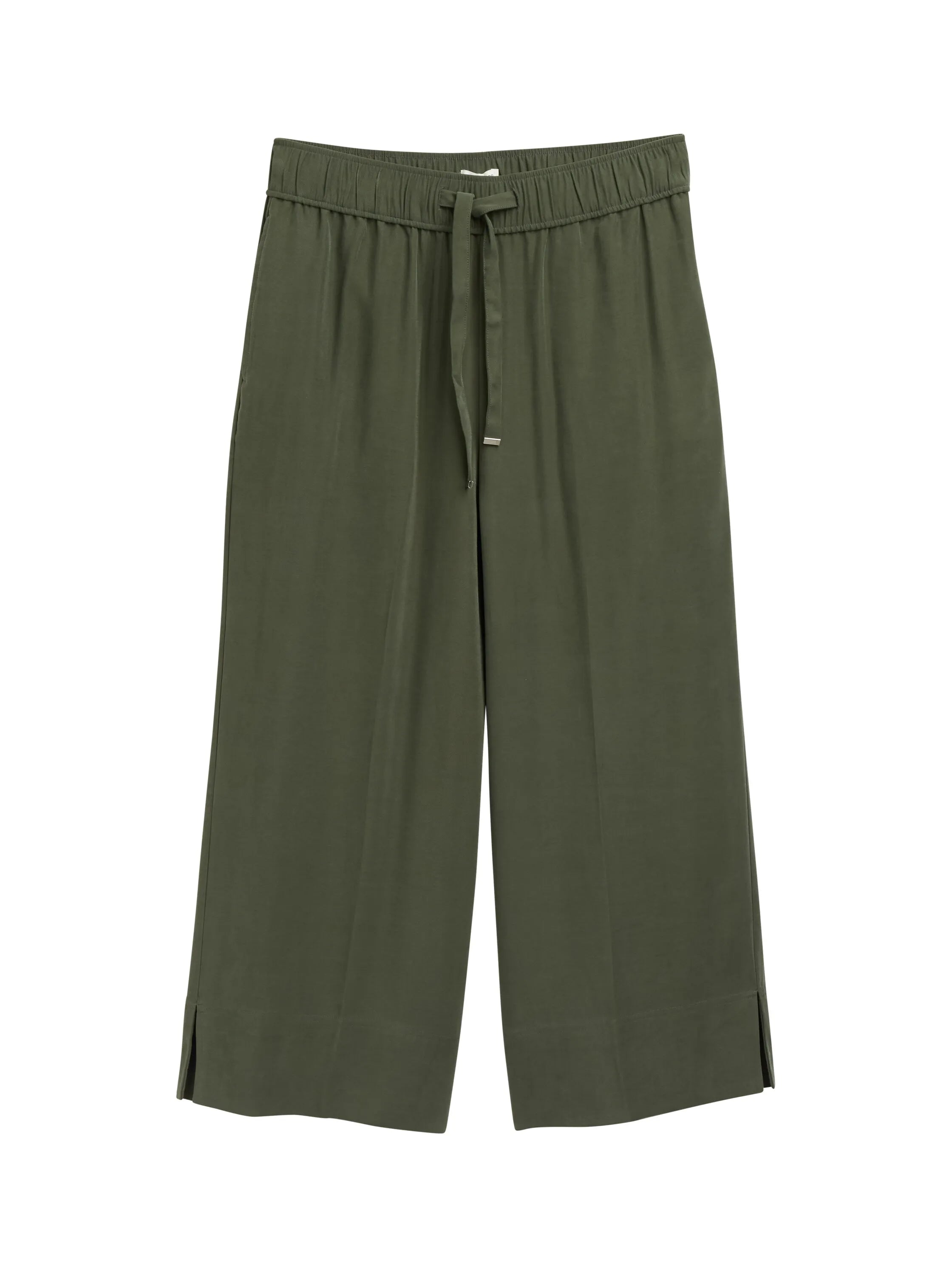 Tom Tailor Deep Forest Green Women High Waist Culotte Trousers SKU: 1045438_10920 Image 06