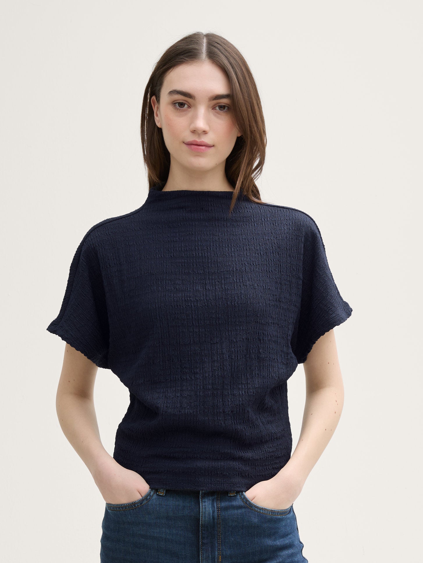 Tom Tailor_T-Shirt with Batwing Sleeves_1045442_10668_01