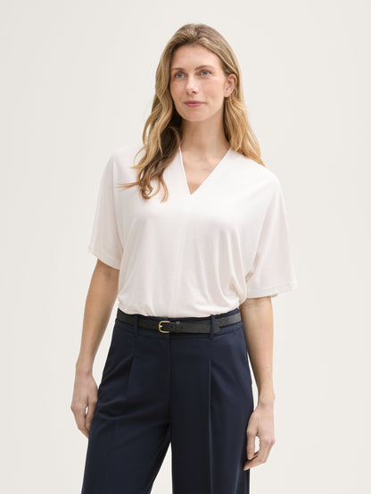 Tom Tailor_T-Shirt with a V-Neckline_1045553_10315_01