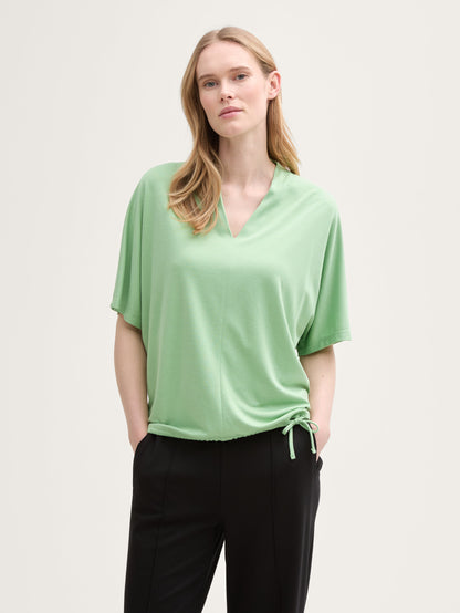 Tom Tailor_T-Shirt with a V-Neckline_1045553_37116_01