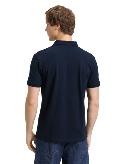 Denim Tom Tailor Imperial Blue Men Cotton PiquŽ Polo Shirt SKU: 1045587_29380 Image 02