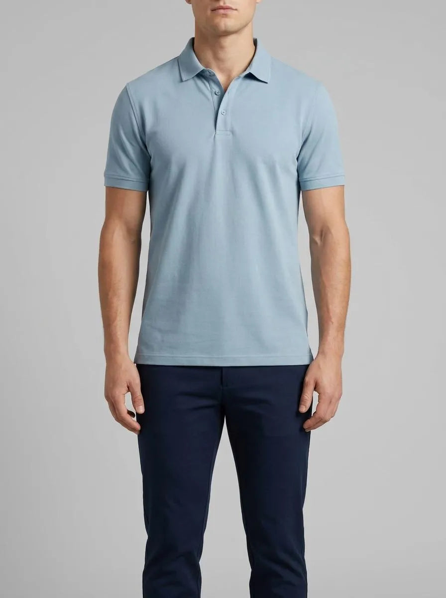 Denim Tom Tailor Citadel Blue Men Cotton PiquŽ Polo Shirt SKU: 1045587_30118 Image 00
