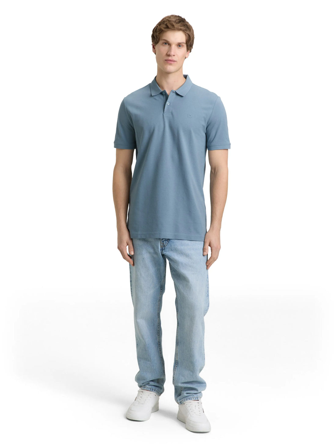Denim Tom Tailor Citadel Blue Men Cotton PiquŽ Polo Shirt SKU: 1045587_30118 Image 01