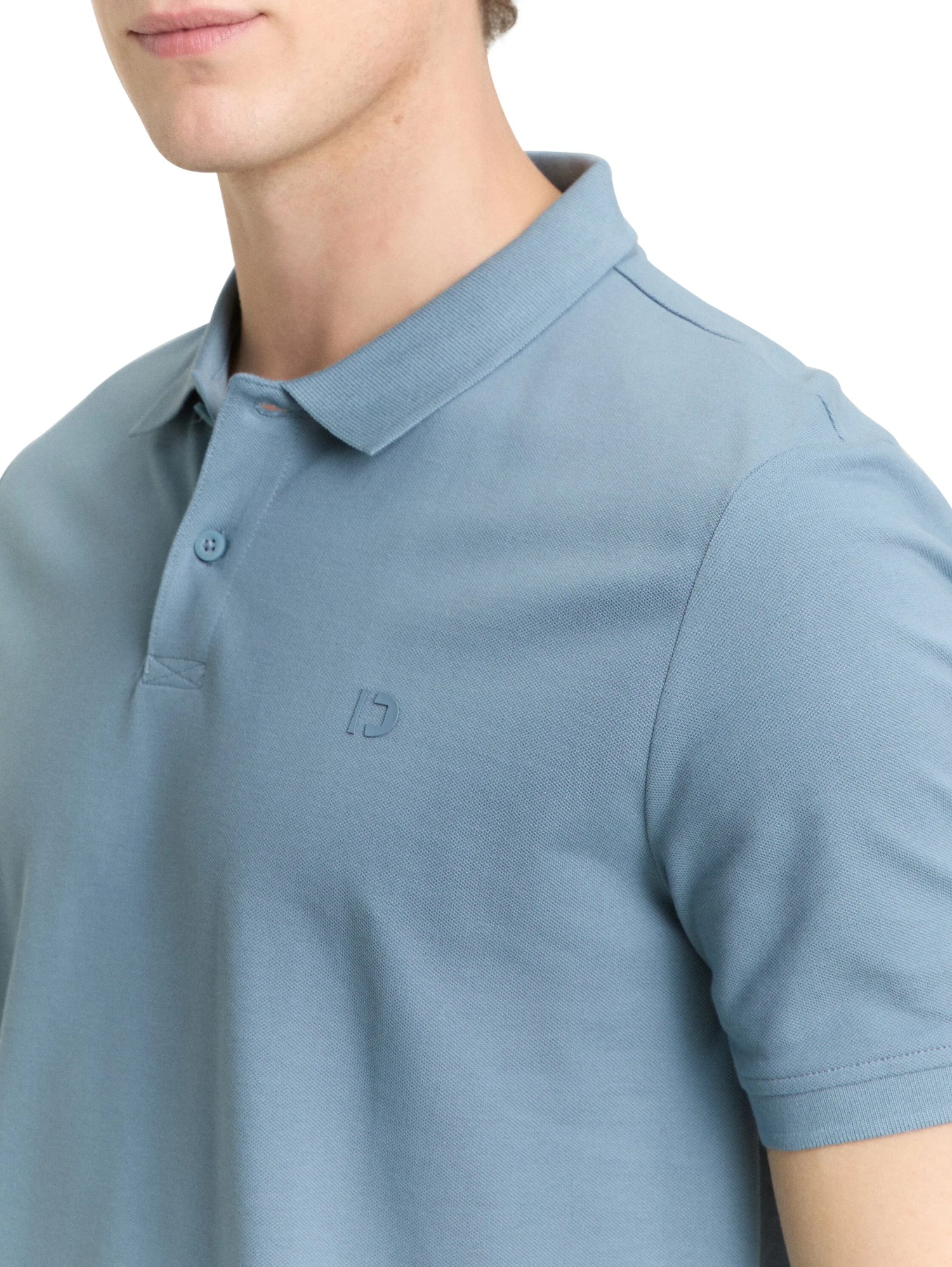 Denim Tom Tailor Citadel Blue Men Cotton PiquŽ Polo Shirt SKU: 1045587_30118 Image 04