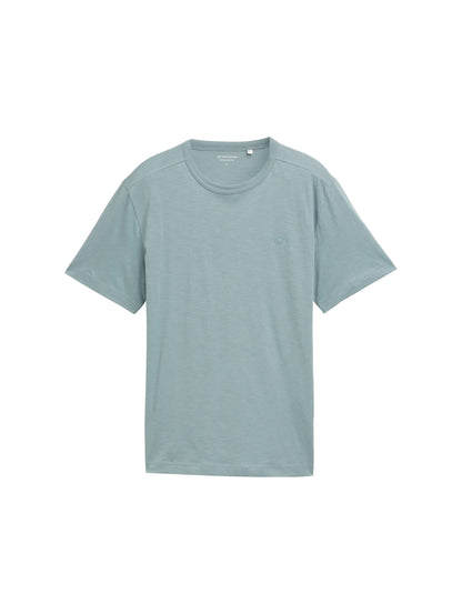 Tom Tailor Grey Mint Men Basic Cotton T-Shirt SKU: 1045627_27475 Image 06